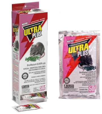 Raticida Ultraplus 50 Gr